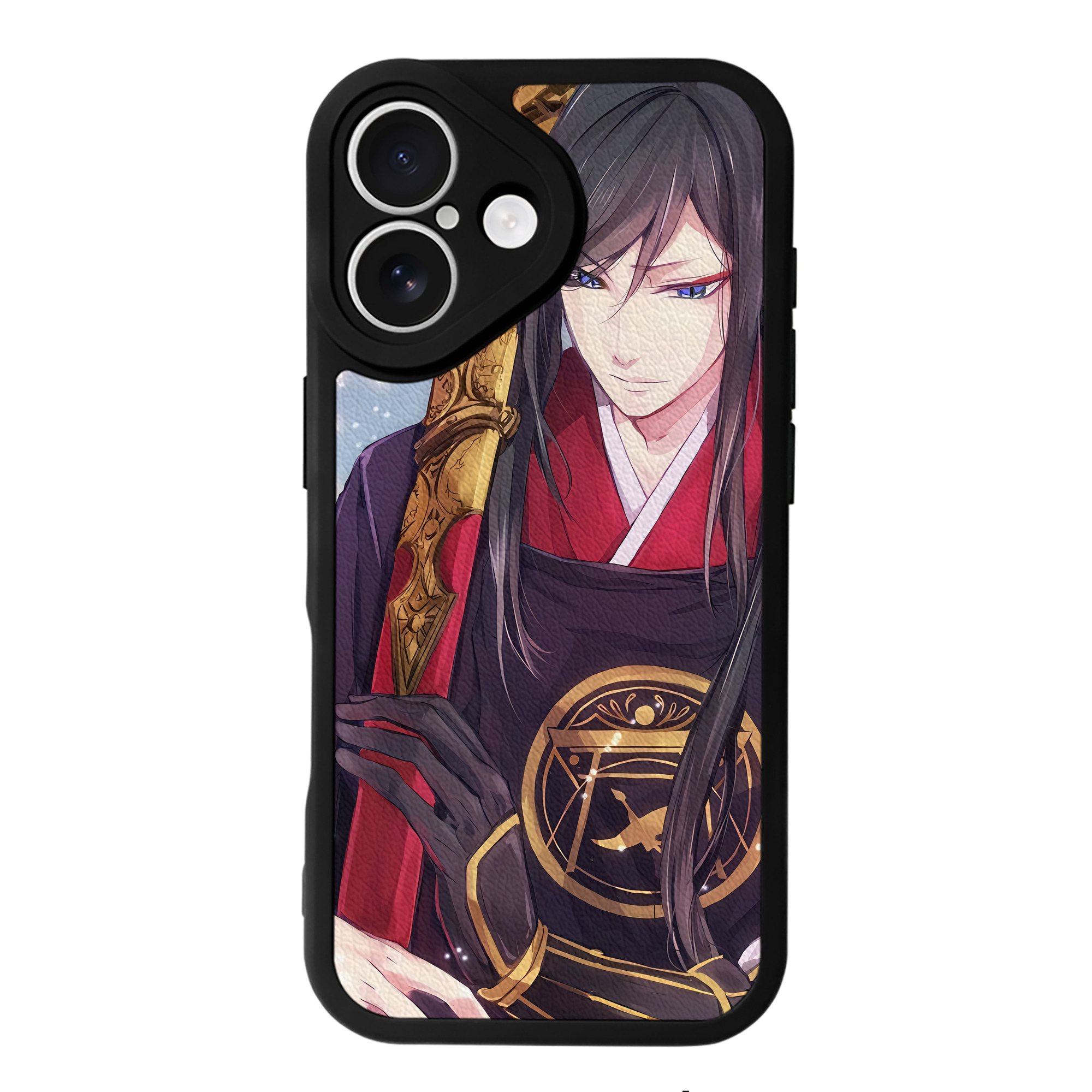 （画像用） 刀剣乱舞 Touken Ranbu 【iPhone 16シリーズ対応】シリコンスマホケース（レザー調） 材質：シリコン